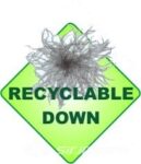 Recyclable Down